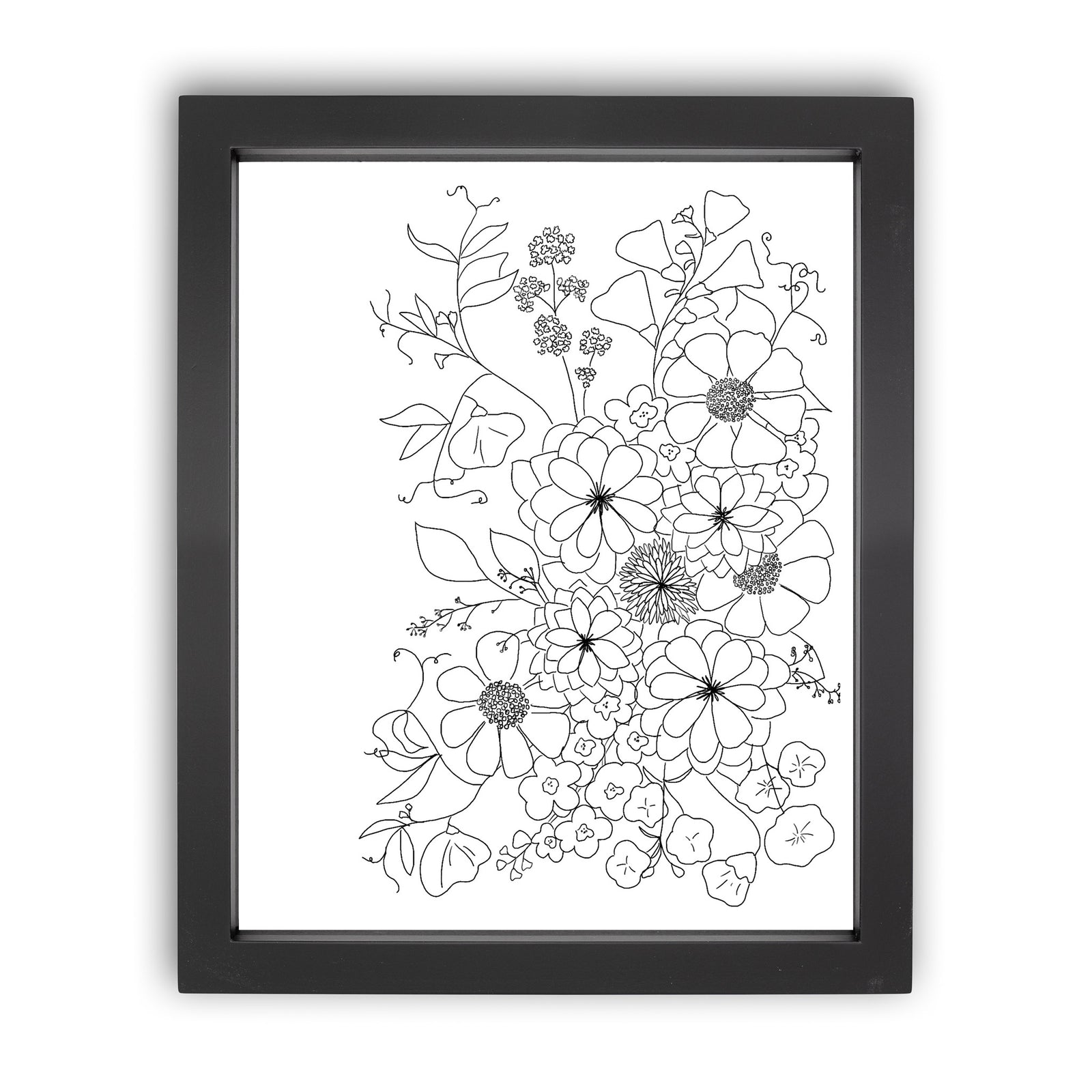Juliette pressed flower layout
