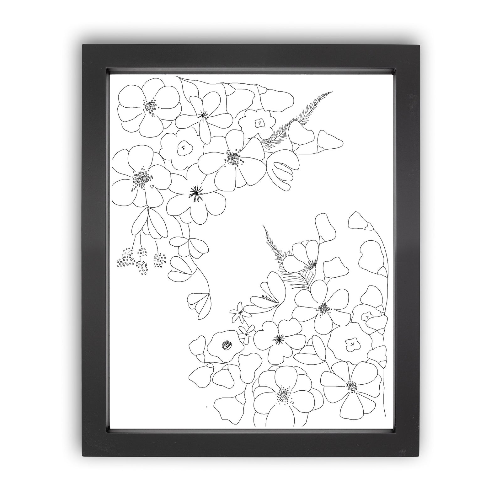 Margaret pressed flower layout