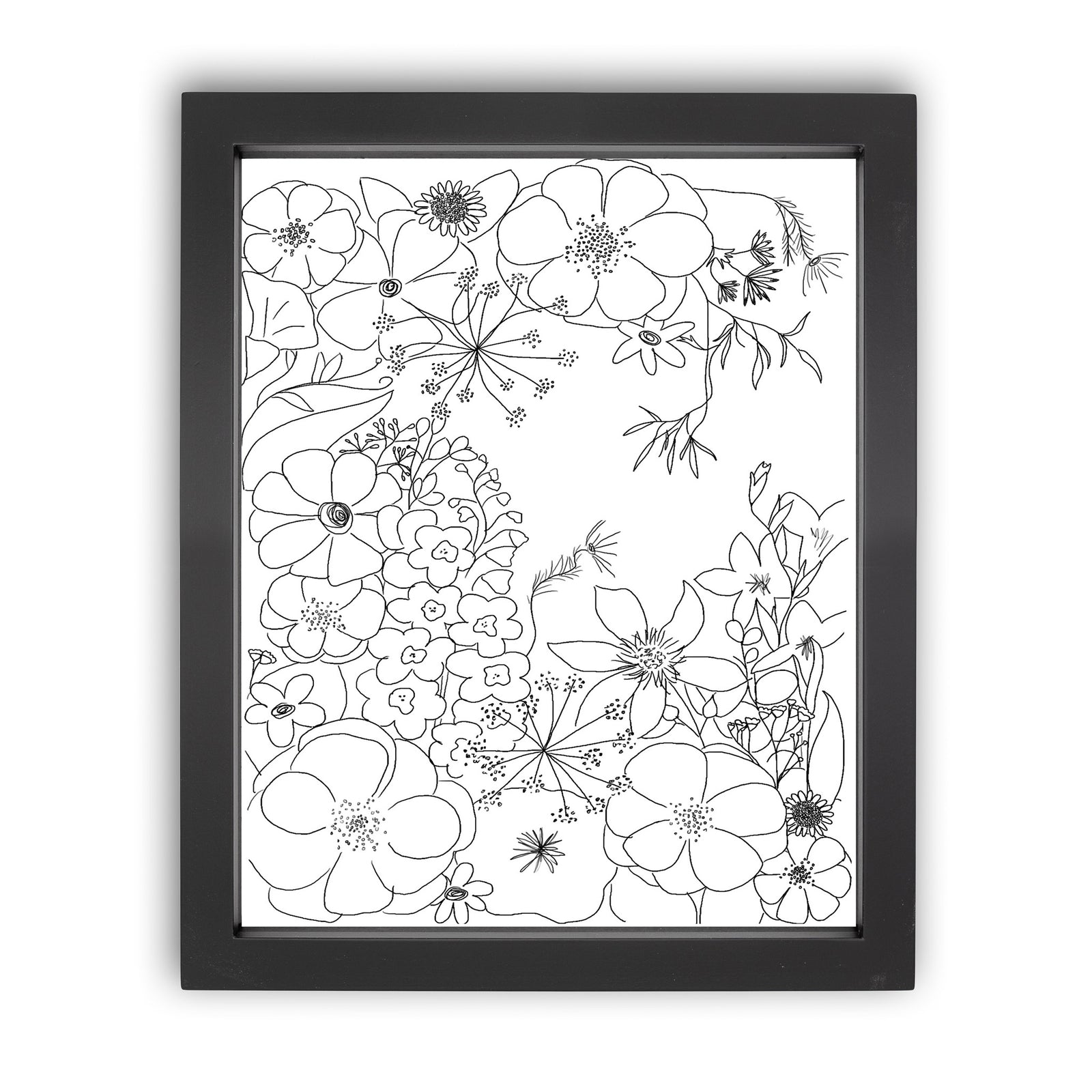 Cosette pressed flower layout